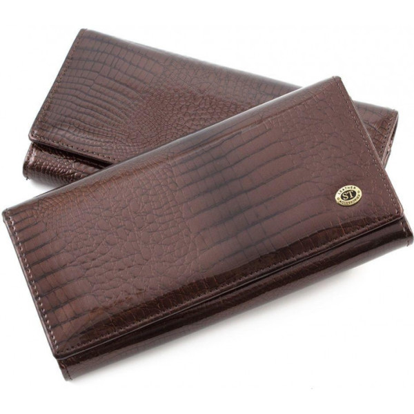 Жіночий гаманець шкіряний ST Leather (S1001A) 98190 Коричневий