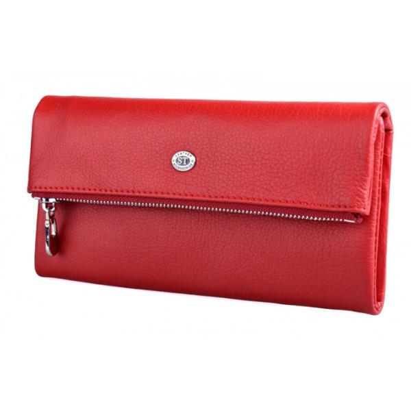 Жіночий шкіряний гаманець ST Leather (ST269) 98432 Червоний