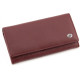 Женский кожаный кошелек ST Leather (ST634) 98559 Бордовый