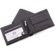 Мужской кожаный кошелек ST Leather (ST108) 98311 Черный