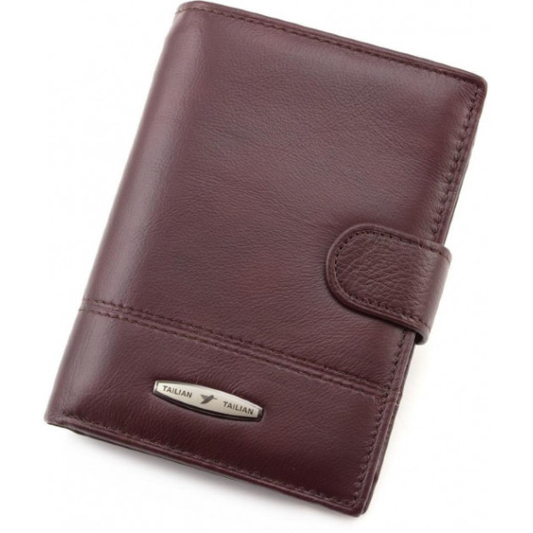 Мужской кожаный кошелек Tailian (T265) 98626 Коричневый