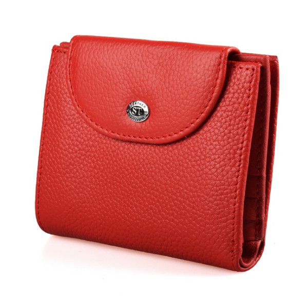 Женский кожаный кошелек ST Leather (ST410) 98463 Красный