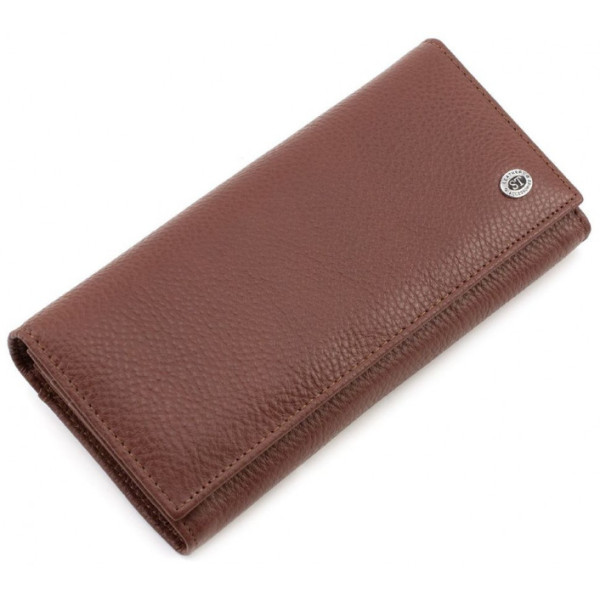 Женский кошелек из натуральной кожи ST Leather (ST150-1) 98371 Коричневый