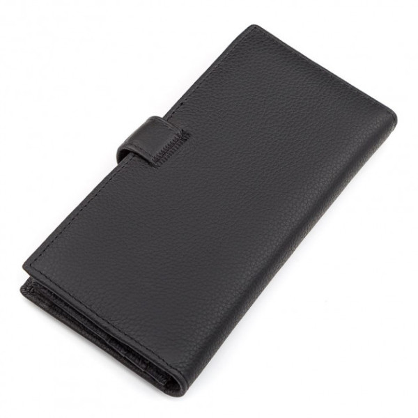 Мужской купюрник из натуральной кожи ST Leather (ST147) 98349 Черный