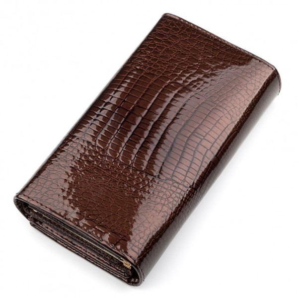 Гаманець жіночий шкіряний ST Leather (S8001A) 98278 Коричневий