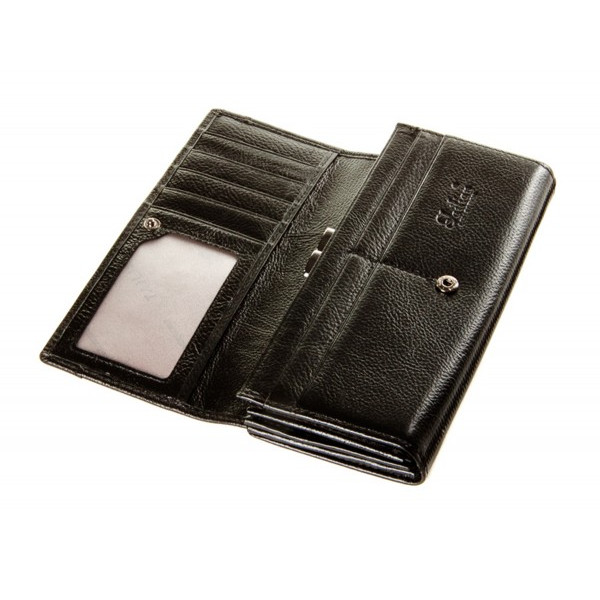 Кошелек женский из кожи Tailian (T809) 98645 Черный