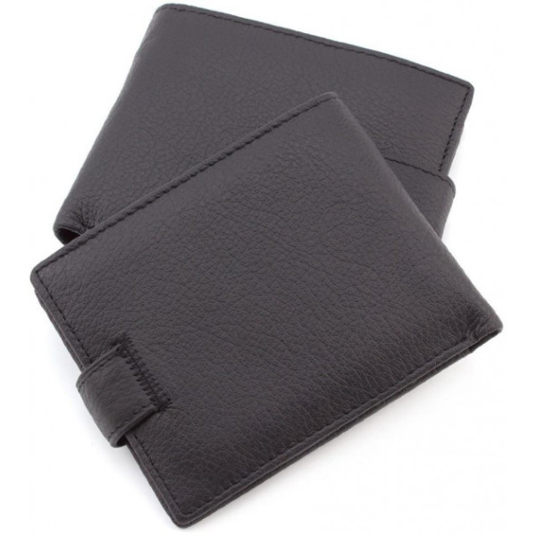 Мужской кожаный кошелек ST Leather (ST137) 98334 Черный