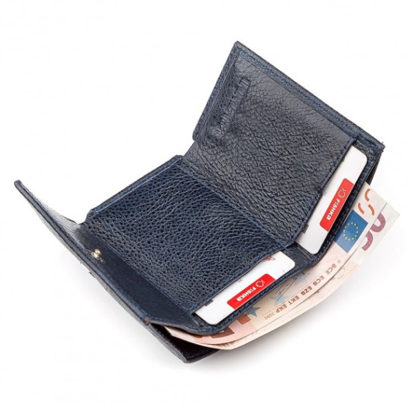Кошелек из натуральной кожи ST Leather (ST440) 98523 Синий