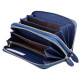 Кожаный кошелек клатч на две молнии ST Leather (ST238-2) 98424 Синий
