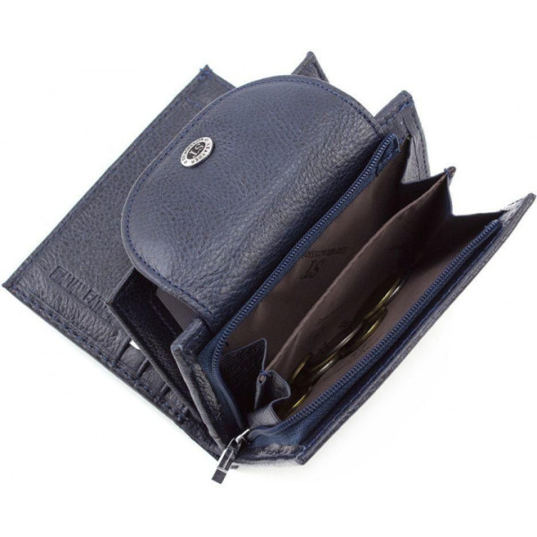 Шкіряний гаманець ST Leather (ST410) 98478 Синій