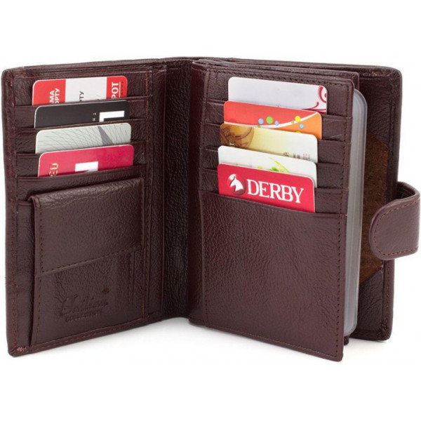 Мужской кожаный кошелек Tailian (T265) 98626 Коричневый