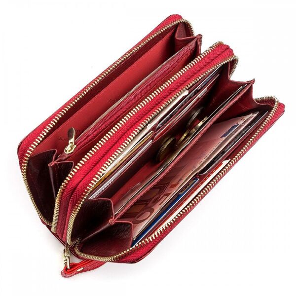 Жіночий шкіряний гаманець ST Leather (S5001A) 98251 Червоний