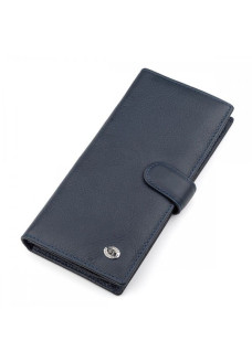 Мужской кожаный кошелек ST Leather (ST147) 98351 Синий