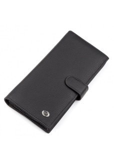 Мужской купюрник из натуральной кожи ST Leather (ST147) 98349 Черный