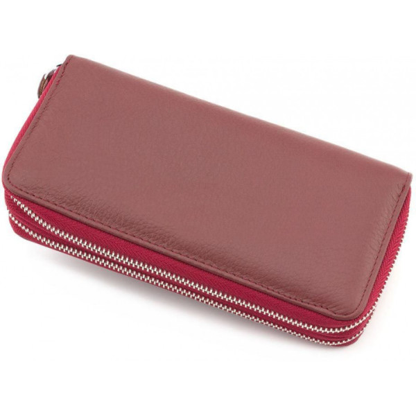 Женский кожаный кошелек - клатч ST Leather (ST238-2) 98421 Бордовый
