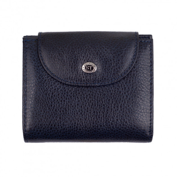 Гаманець з натуральної шкіри ST Leather (ST410) 98469 Синій