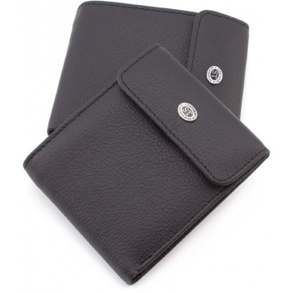Кожаный кошелек ST Leather (ST155) 98386 Черный