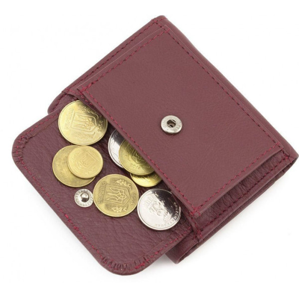 Женский кожаный кошелек ST Leather (ST440) 98515 Бордовый