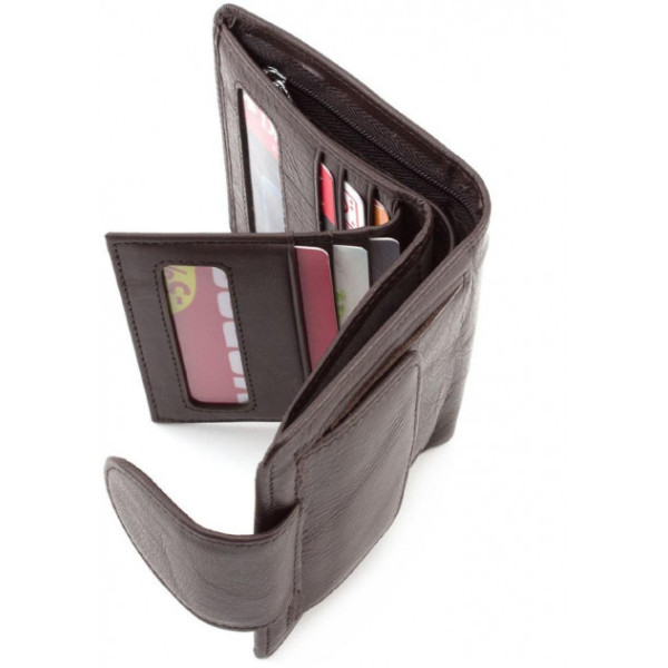 Кошелек кожаный ST Leather (ST415) 98482 Коричневый