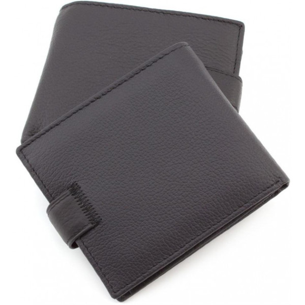 Мужской кожаный кошелек ST Leather (ST138) 98374 Черный