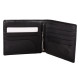Мужской кожаный кошелек на магните ST Leather (ST-3) 98441 Черный