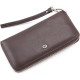 Кошелек из кожи на молнии ST Leather (ST45-2) 98541 Коричневый