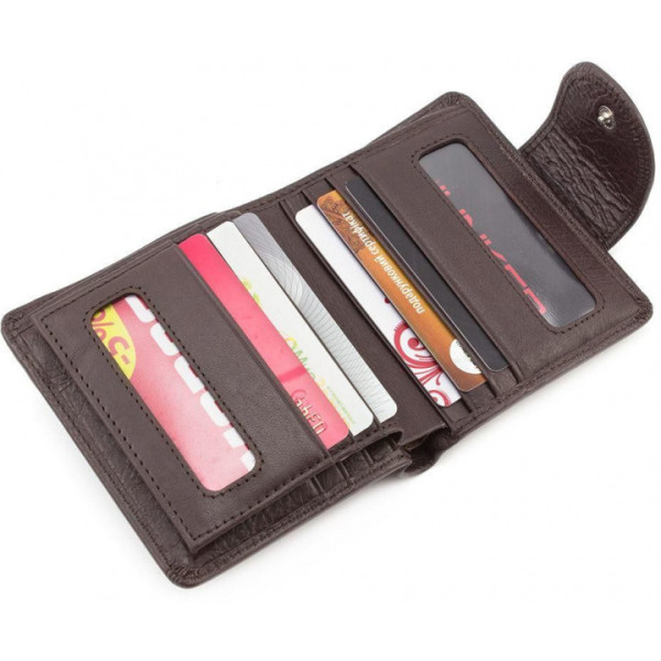 Кошелек кожаный ST Leather (ST415) 98482 Коричневый