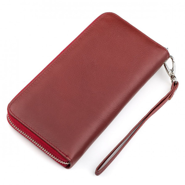 Гаманець жіночий з натуральної шкіри ST Leather (ST45-2) 98538 Червоний