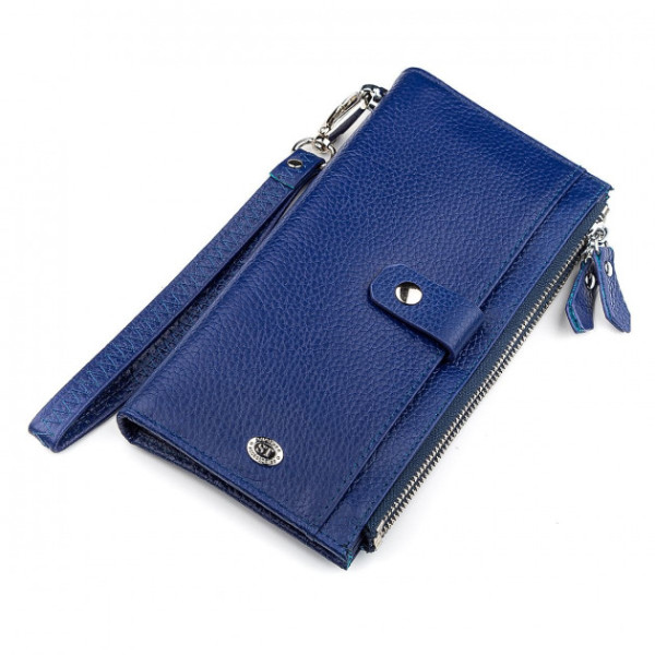 Гаманець жіночий зі шкіри ST Leather (ST420) 98502 Синій