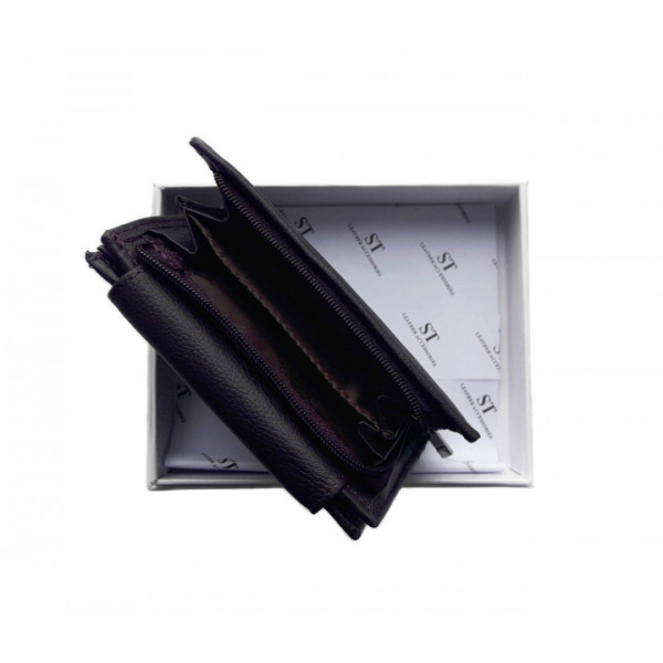 Кожаный женский кошелек ST Leather (ST410) 98465 Фиолетовый