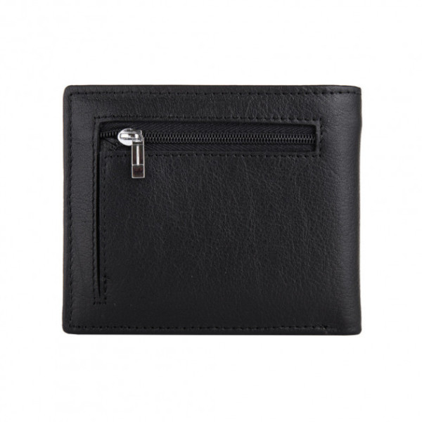 Мужской кожаный кошелек ST Leather (ST-3) 98442 Черный