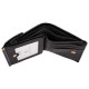 Женский кожаный кошелек складной маленький лаковый ST Leather (S1101A) 98198 Черный