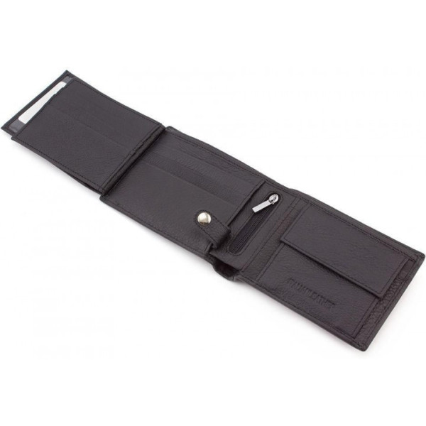 Мужской кожаный кошелек ST Leather (ST108) 98313 Черный