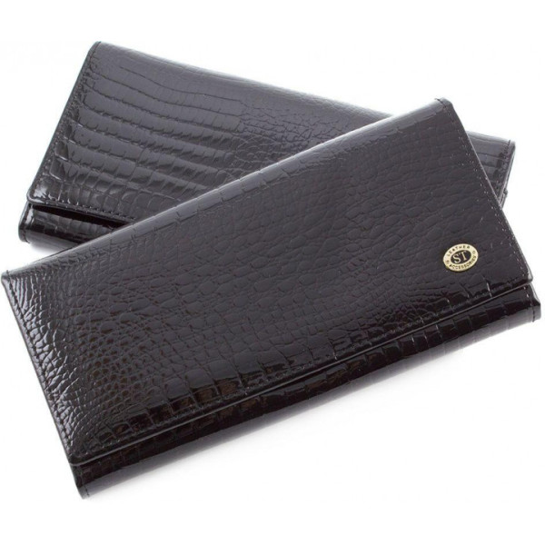Женский кошелек из натуральной кожи ST Leather (S2001A) 98220 Черный