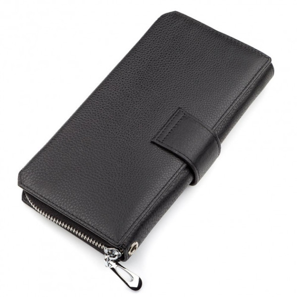 Мужской кошелек- портмоне ST Leather (ST228) 98329 Черный
