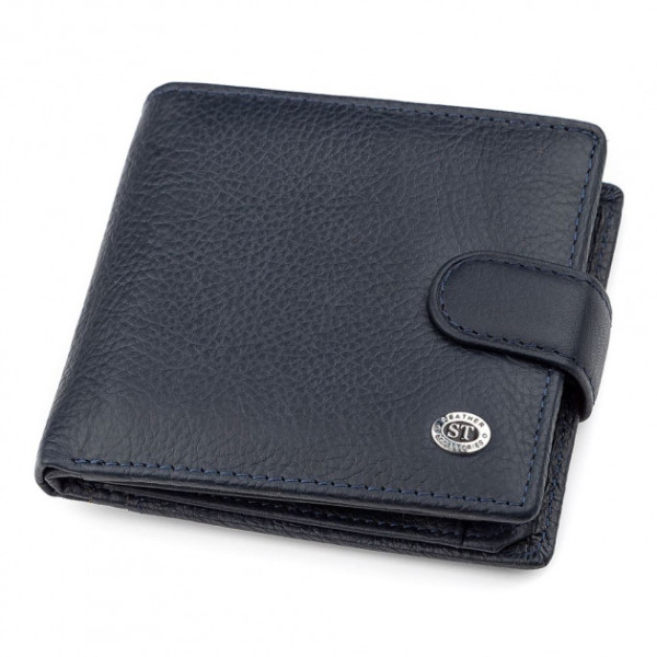 Мужской кошелек кожаный ST Leather (ST153) 98381 Синий
