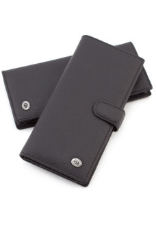 Мужской кожаный кошелек ST Leather (ST147) 98345 Синий