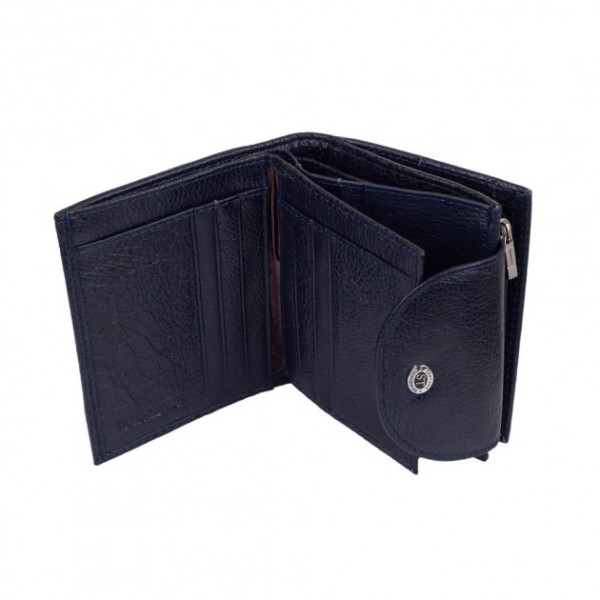 Гаманець з натуральної шкіри ST Leather (ST410) 98469 Синій