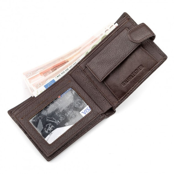 Мужской кошелек- портмоне ST Leather (ST103) 98306 Коричневый