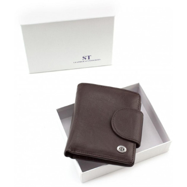 Кошелек кожаный ST Leather (ST415) 98482 Коричневый