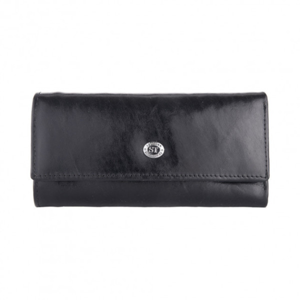 Кошелек кожаный с ключницей ST Leather (В416) 98656 Черный