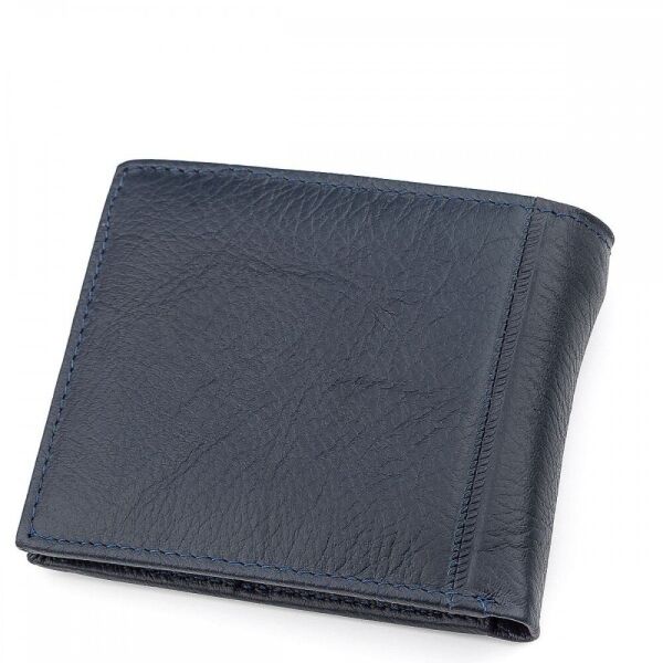 Мужской кожаный кошелек ST Leather (ST159) 98394 Синий