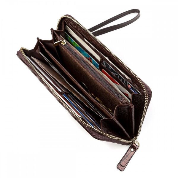 Женский кожаный кошелек ST Leather (S4001A) 98242 Коричневый