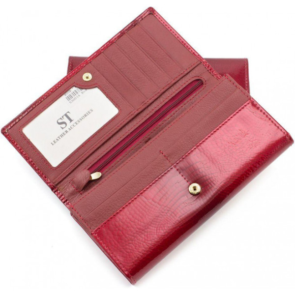 Жіночий гаманець шкіряний ST Leather (S3001A) 98232 Червоний