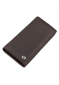 Чоловічий купюрник з натуральної шкіри ST Leather (ST148) 98356 Коричневий
