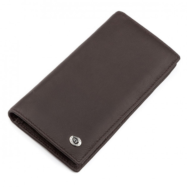 Мужской купюрник из натуральной кожи ST Leather (ST148) 98356 Коричневый
