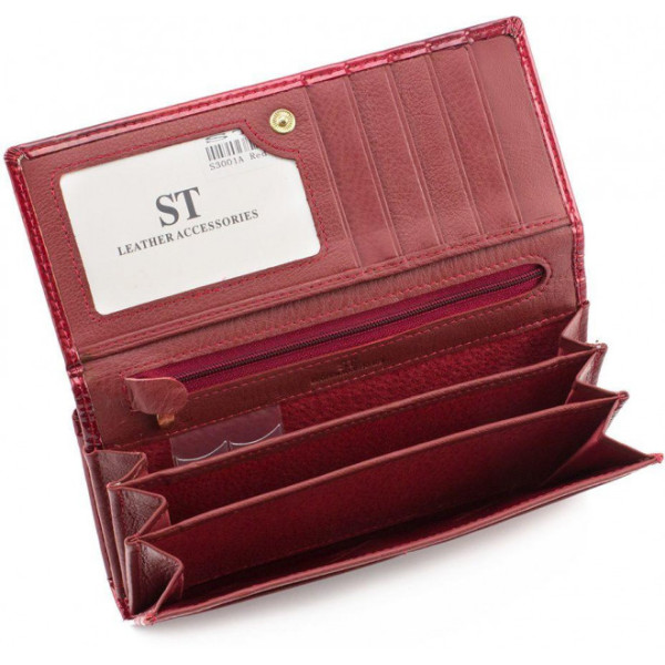 Жіночий гаманець шкіряний ST Leather (S3001A) 98232 Червоний