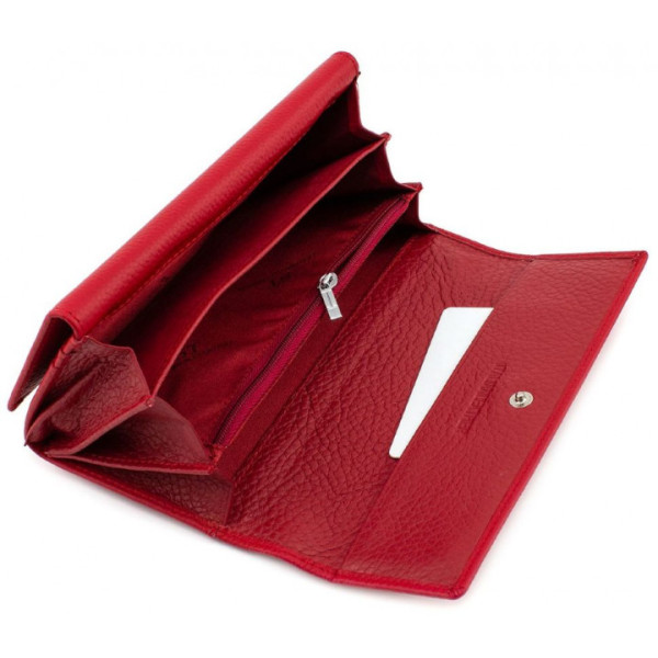 Жіночий гаманець зі шкіри ST Leather (ST9-103) 98569 Червоний