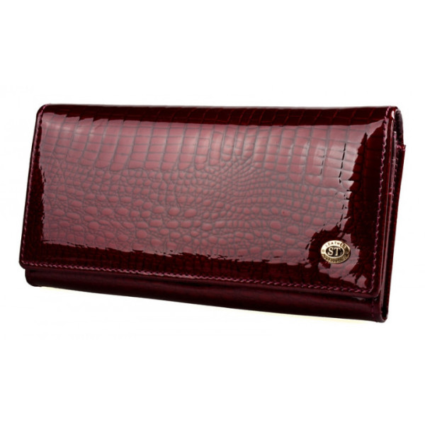 Жіночий шкіряний гаманець ST Leather (S1001A) 98192 Бордовий