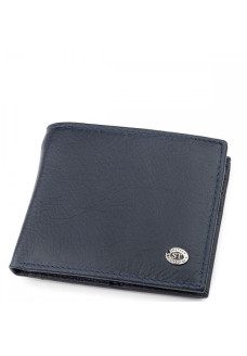 Мужской кожаный кошелек ST Leather (ST159) 98394 Синий